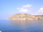 Die S�dwestspitze der Insel Symi an Steuerbord