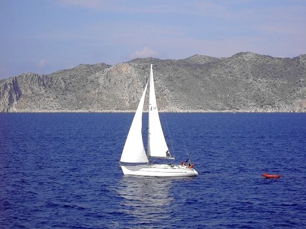 Auf der R�ckfahrt von Symi nach Rhodos
